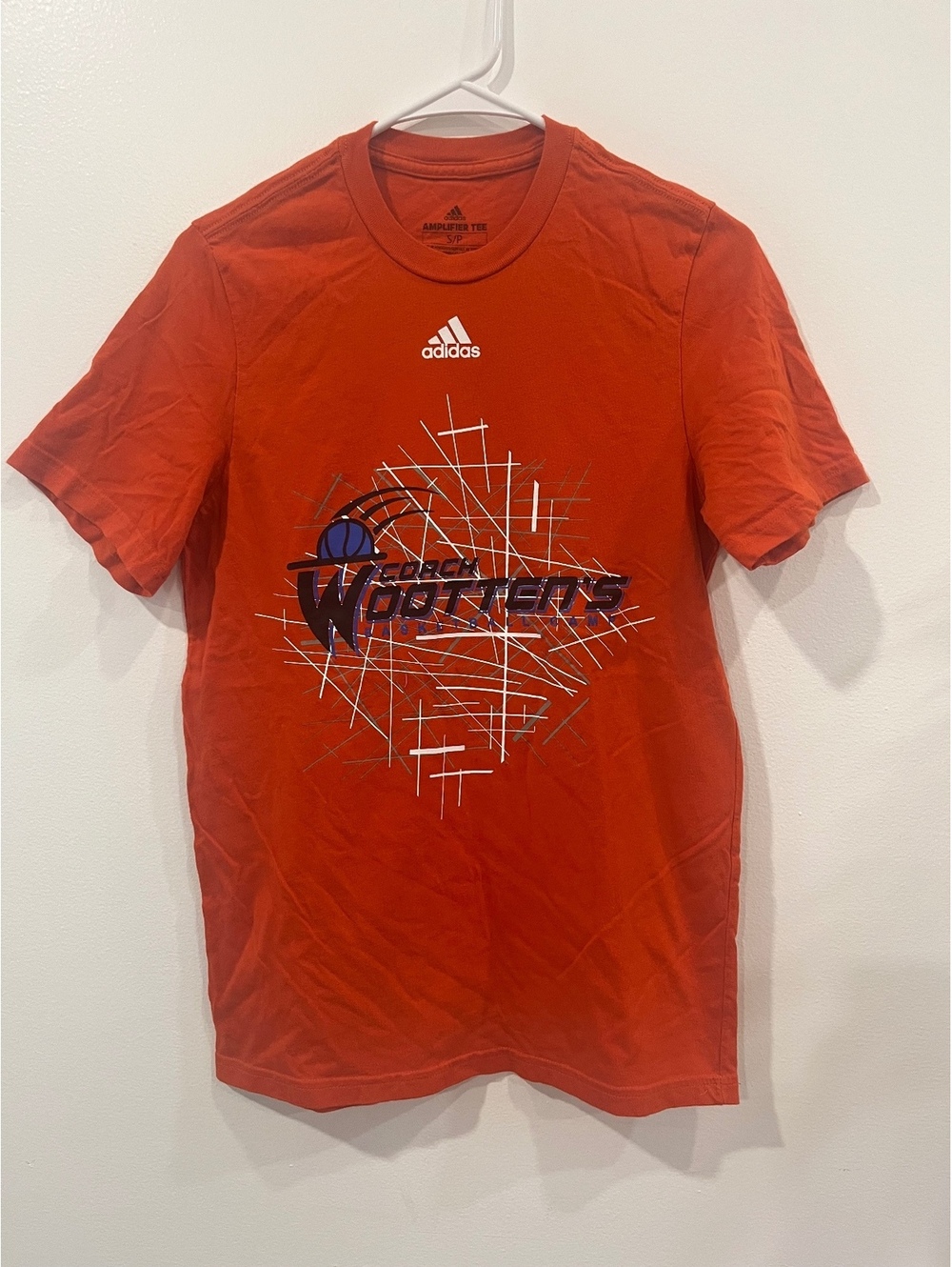 Adidas Denver Nuggets orange graphic T-shirt